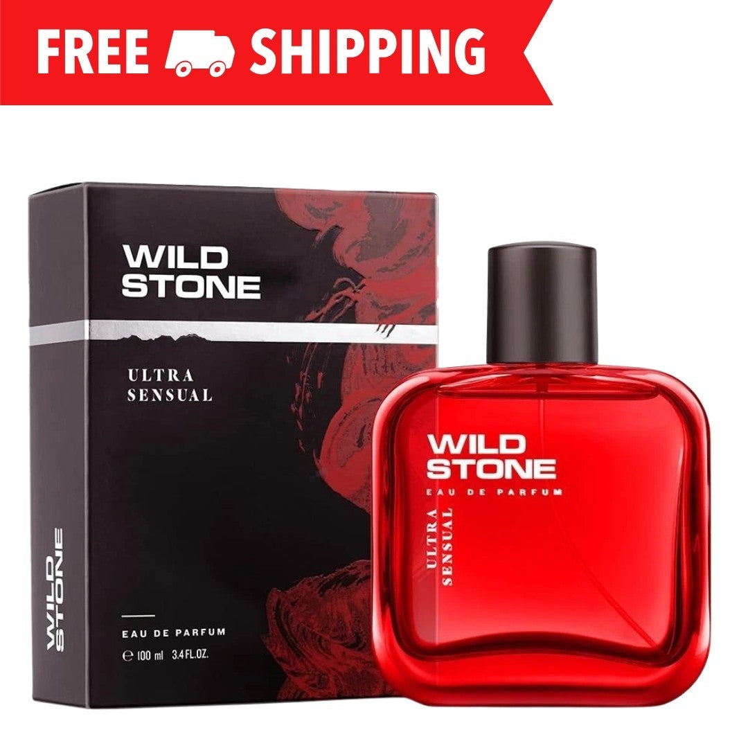 Wild Stone Ultra Sensual Long Lasting Perfume for Men, 100ml,Masculin<wbr/>e Fragrance