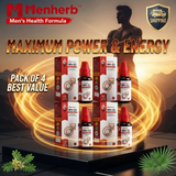 Menherb MH-51 Homeopathic Drops 30ml Men's Formula Pack of 4