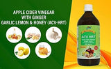 Dr. Patkar's Apple Cider Vinegar with Ginger Garlic Lemon &amp; Honey 500ml Pack 2