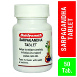 4X Baidyanath SARPAGANDHA Tablets (50tab) Ayurvedic Helpful in Insomnia