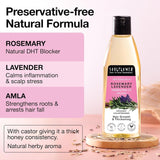 Soulflower 100%Pure Organic Natural Rosemary Lavender Healthy Hair Oil 225ml