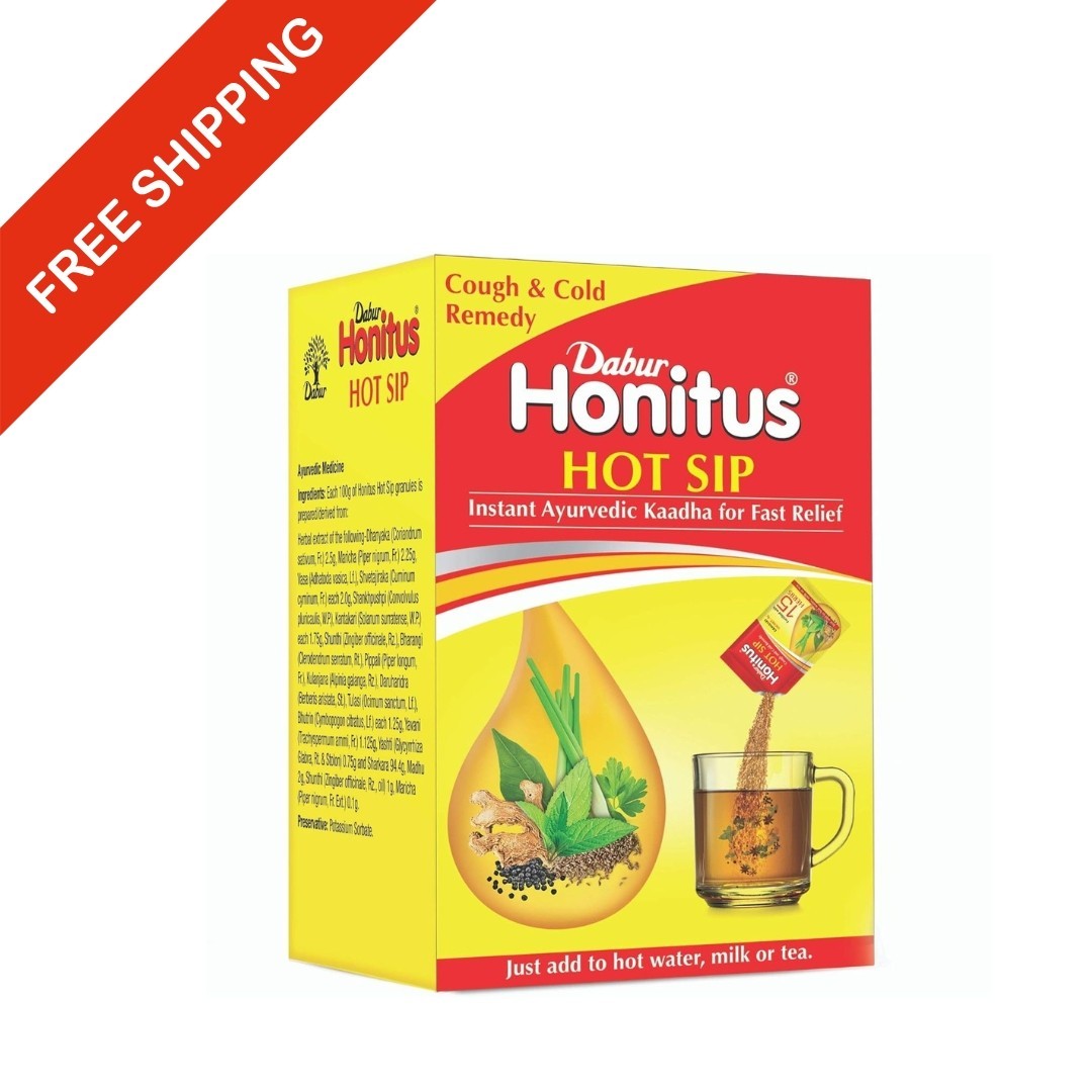 Dabur Honitus Hot Sip Ayurvedic Kaadha 30 sachet + FREE SHIPPING