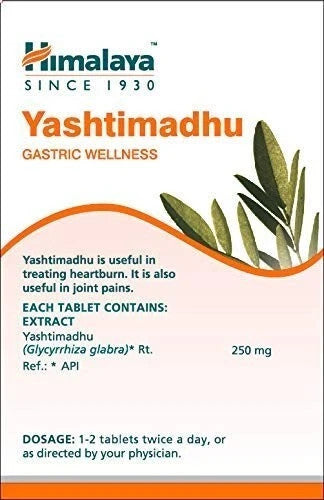 3X Himalaya Yashtimadhu 60 Tabs Relieves acidity Tablets+ Free shipping