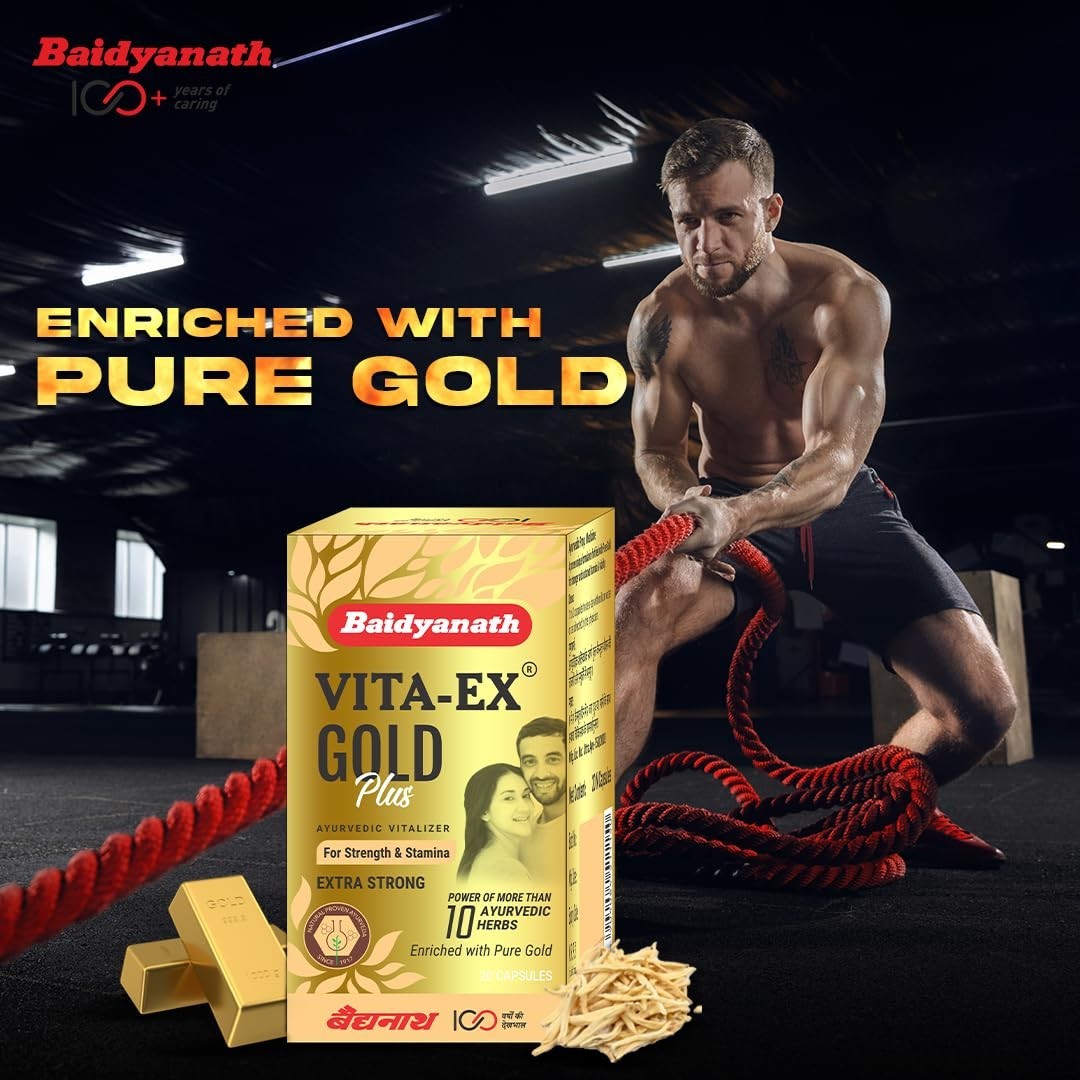Baidyanath Vita ex Gold Plus -Pack of 20 Capsules