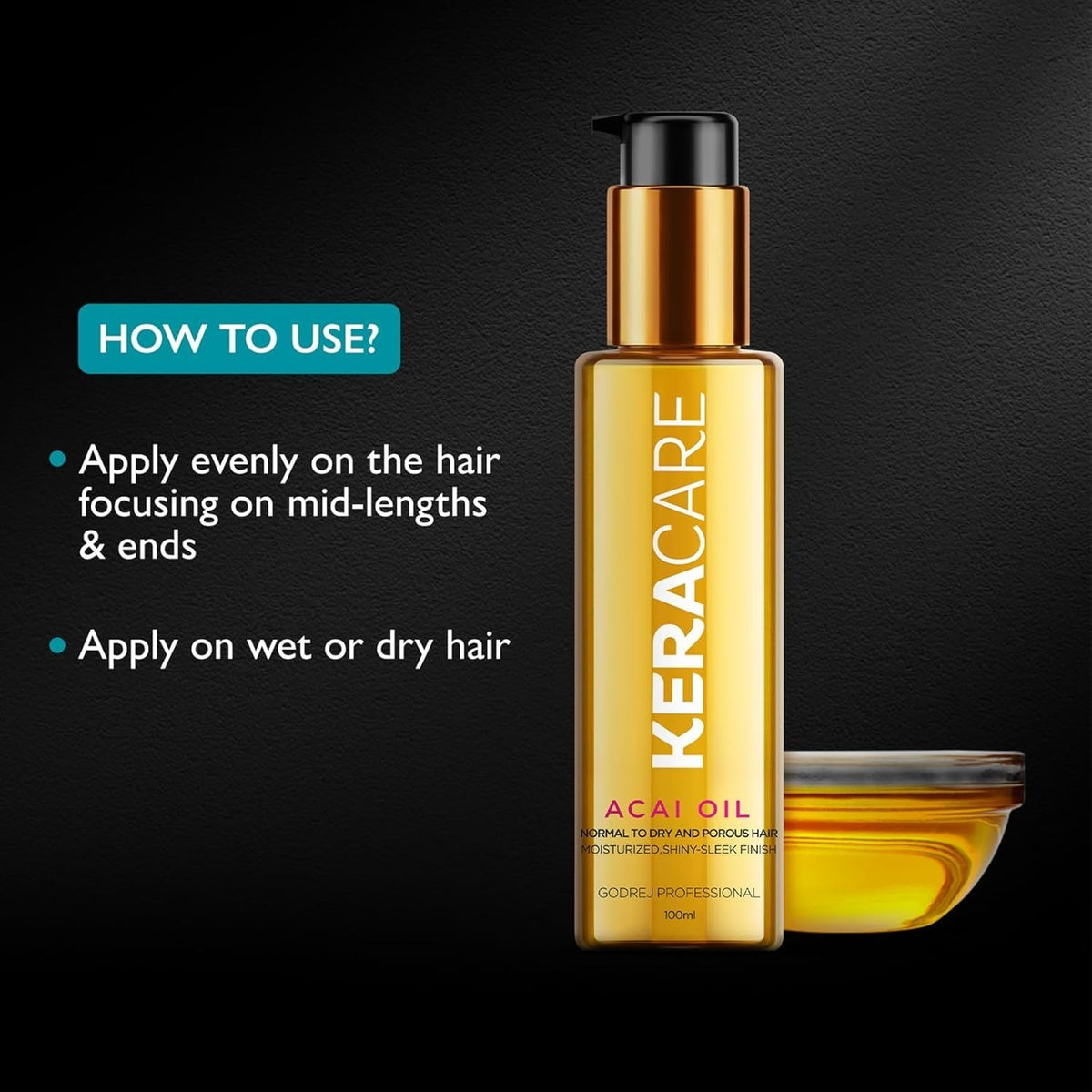 Godrej Professional Keracare Acai Oil 100ml + FREE SHIPPING