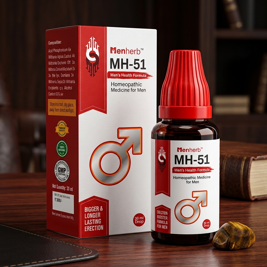 Menherb MH-51 Homeopathic Drops 30ml – Pack of 5