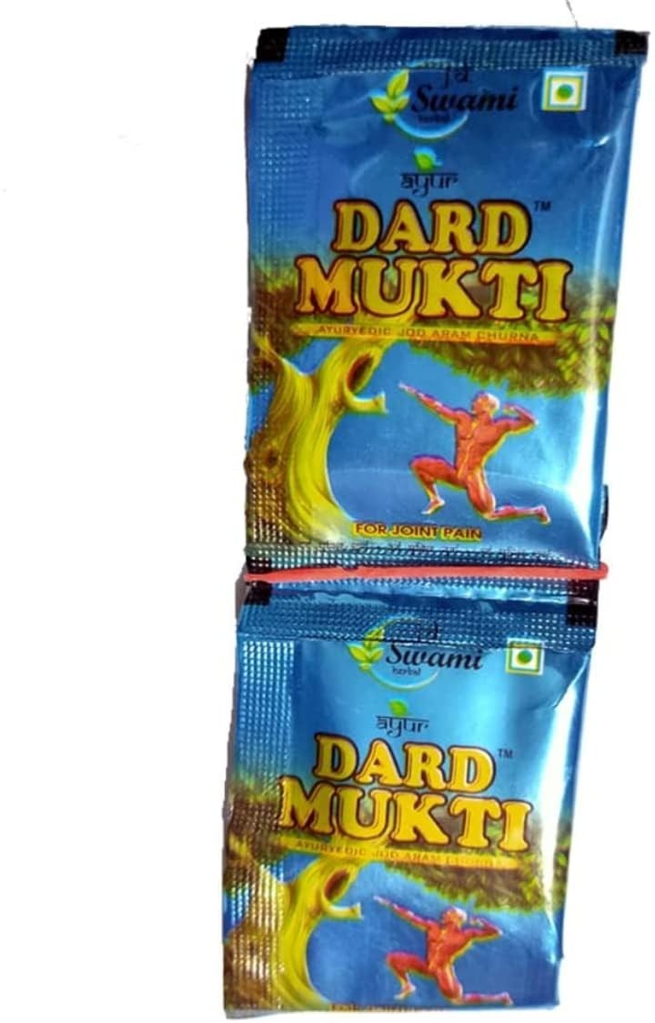 Blue Dard Mukti Powder Herbal Supplements For Joint Pain Relief pack of 56