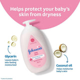 2x Johnson's Baby Lotion Natural Plant Oil B5 Hydration Newborn Moisture 500ml