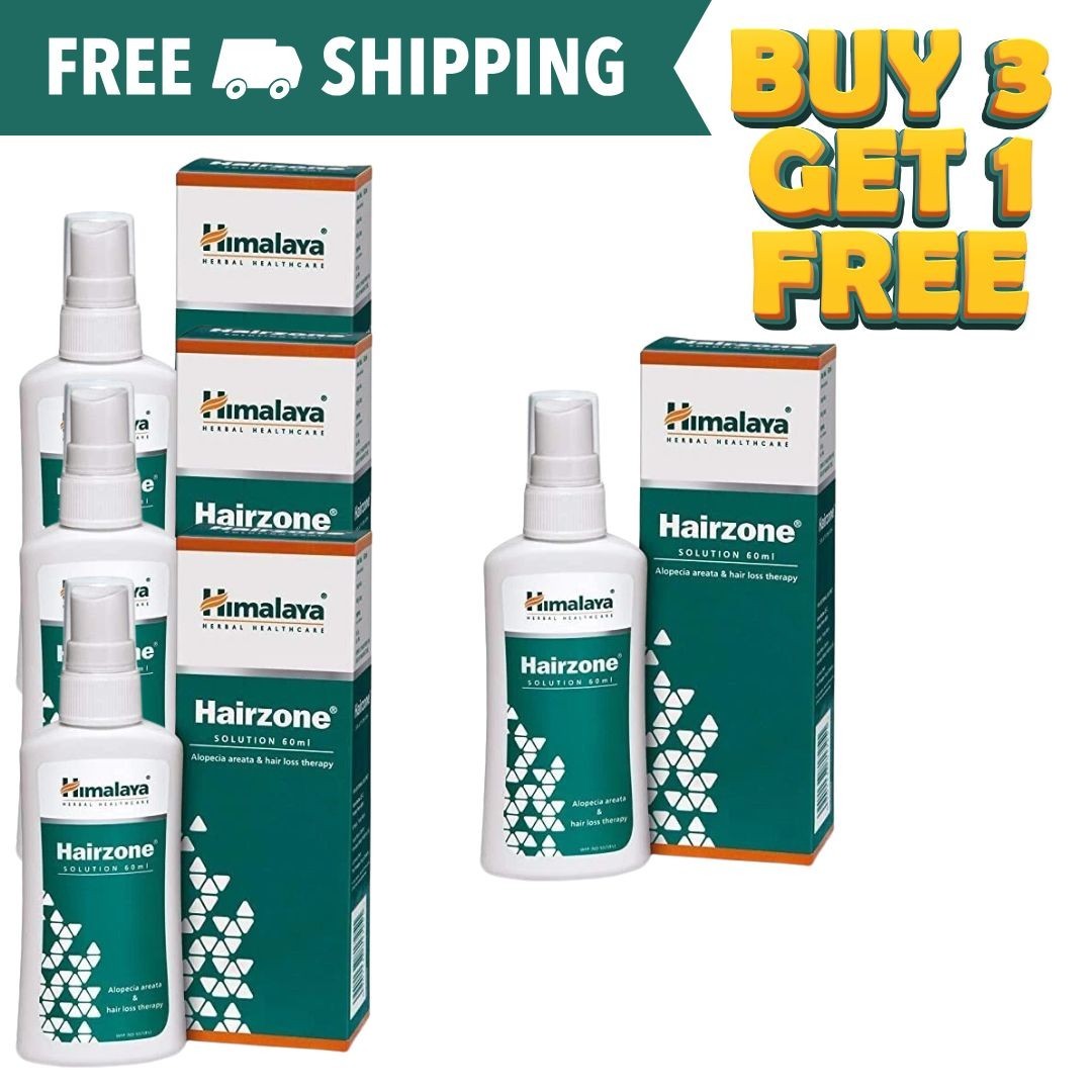 4X Himalaya Hairzone Solution-hair loss remedy 60ml+Free shipping