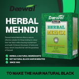 1x Deewal Herbal Mehandi Mehndi Henna Heena Hair Color 100% Natural Free Ship