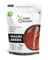 Namo Organics Halim Seeds, Aliv Seeds For Eating &amp; Hair Growth 400gm Organic