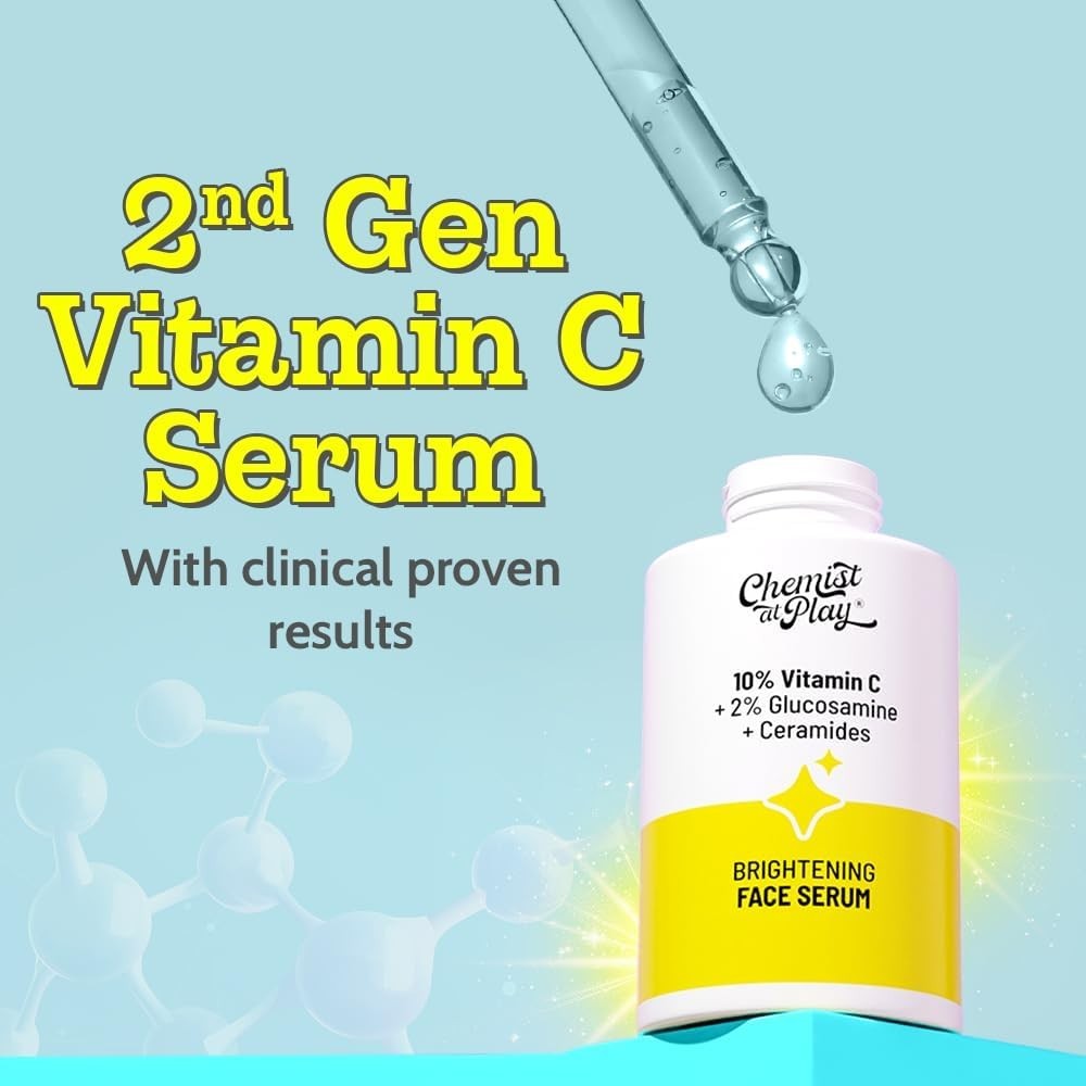 Chemist At Play 10% Vitamin C Serum 10ml Dark Spots &amp; Hyperpigmentat<wbr/>ion