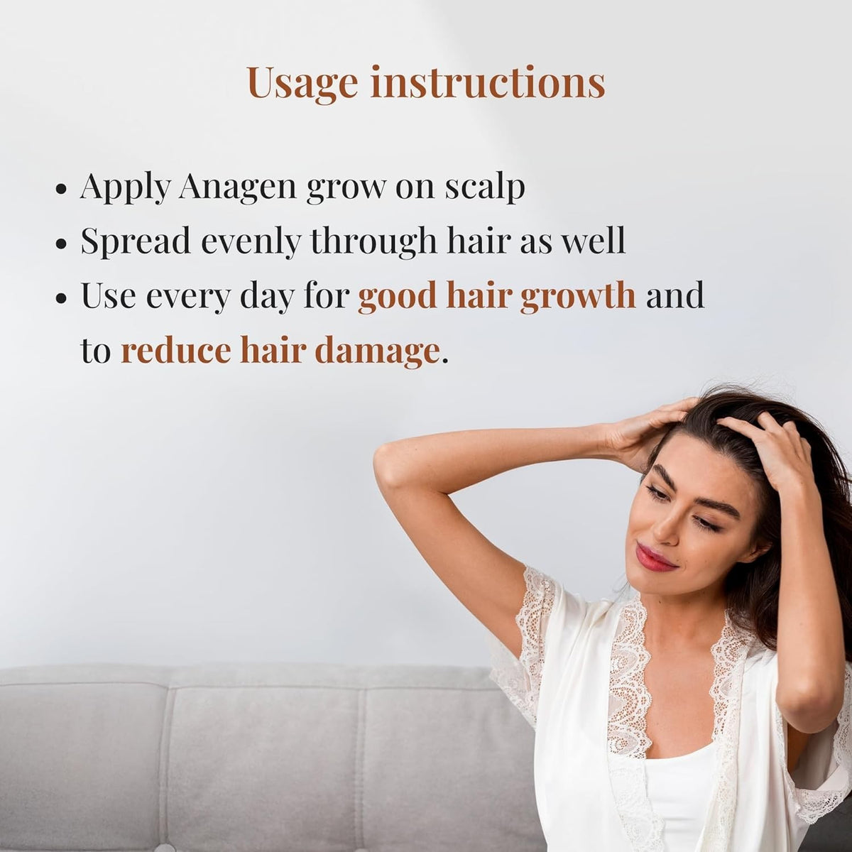 Anagen Grow Herbal Unique hair Serum 100 ml Pack Of 2 - Free Shipping