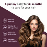 Mypro Biotin Gummies Hair Growth &amp; Strength Amla, Grapeseed 30 Ct