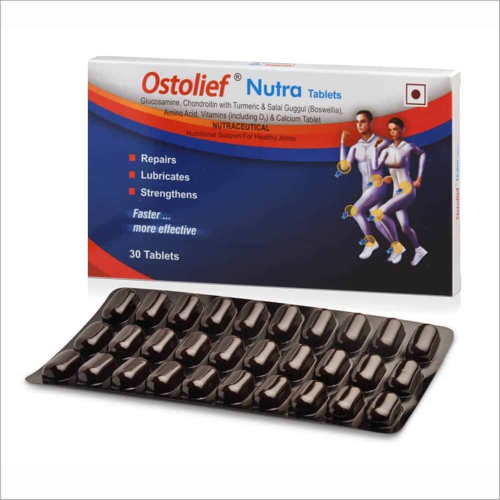 Charak Ostolief Nutra Tablets for Joint Care (30 Tabs)