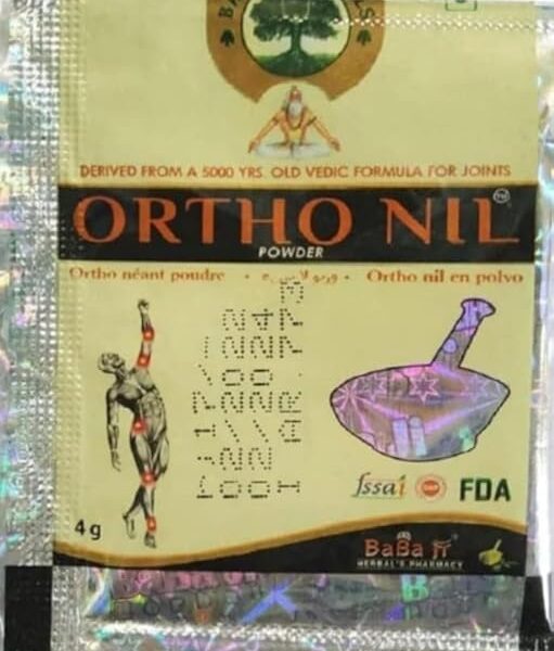 Orthonil Powder| 56 Pouches| Babaji Herbals| Pure Herbal And Safe, Pack Of 1