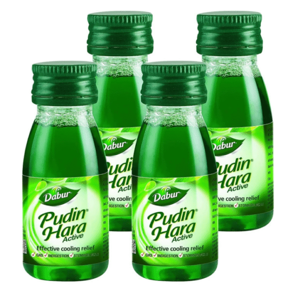 Dabur Pudin Hara Active, 30 Ml - Pet Bottle (Pack Of 4)