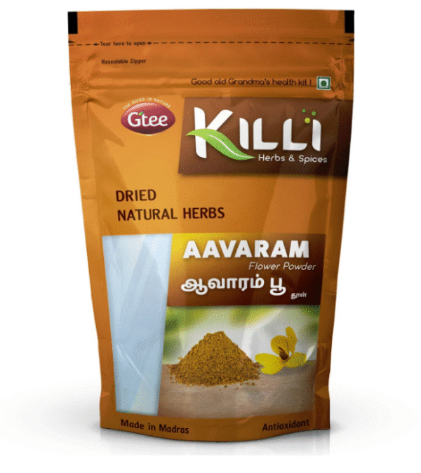 A.K. KILLI Aavarampoo | Tarwar | Aavaram | Senna auriculata | Tangedu Flower Powder, 100g