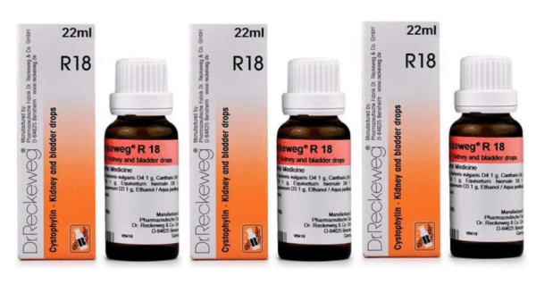 Dr. Reckeweg Dr. Reckeweg R18 Drops 22ml Each (Pack of 3)