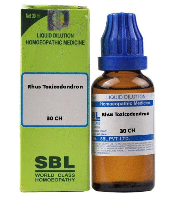 SBL's Rhus Toxicodendron 30 Dilution 30 ml