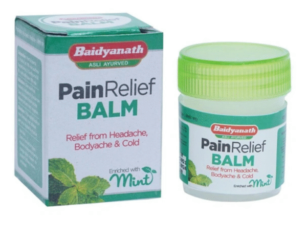 Baidyanath  Pain Relief Balm 10g Relief from Strong Headache, Bodyache & Cold