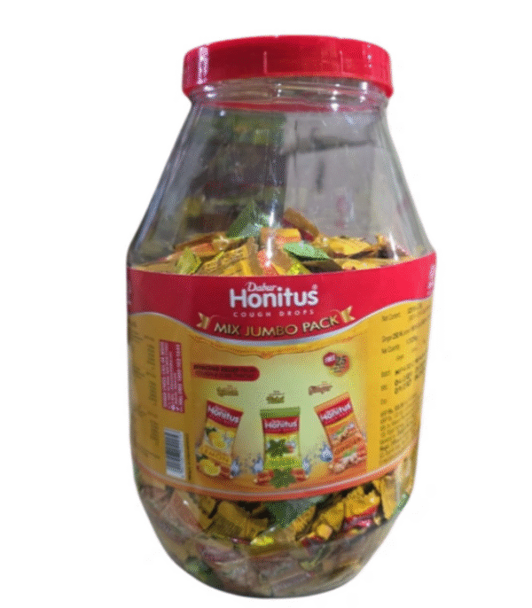 Dabur Honitus Cough Drops (500pcs) + 25 Free (Mix Jumbo Pack)