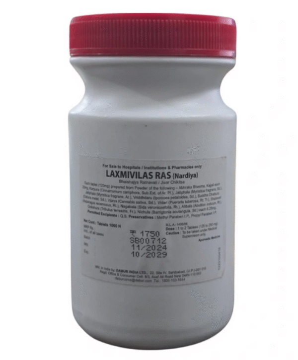 Dabur Laxmi Vilas Ras (Nardiya) (1000tab)