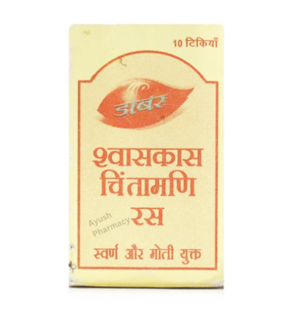 Dabur ShwasKas Chintamani Ras with Gold (10Tab)