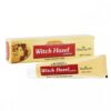 Front view of tube of Medisynth Witch Hazel Cream, 20g, showing clear label and packaging